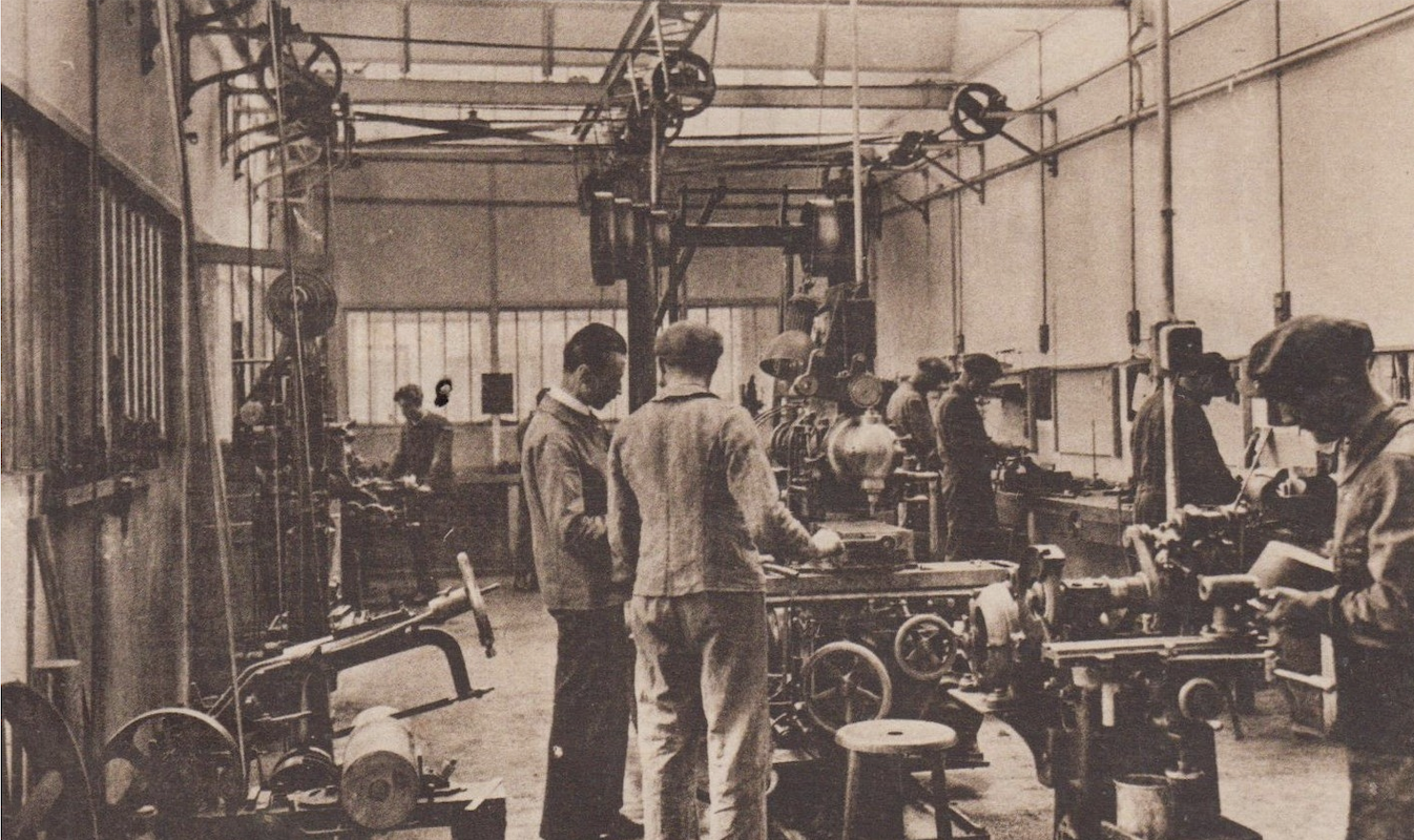 L'atelier en 1930 environ